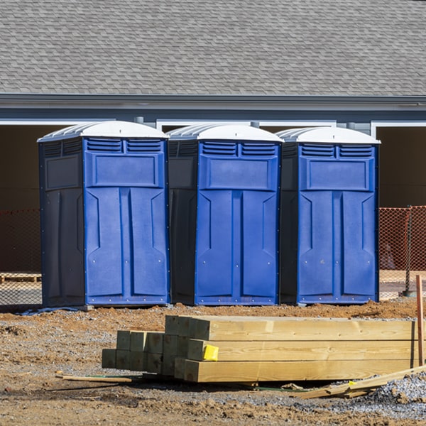 are there any restrictions on what items can be disposed of in the porta potties in Abbyville